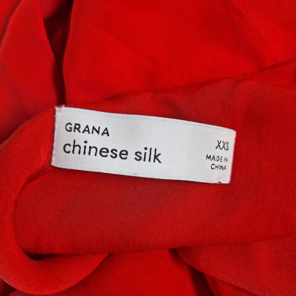 Grana Chinese Silk Dress 100% Silk size XXS - Picture 5 of 6